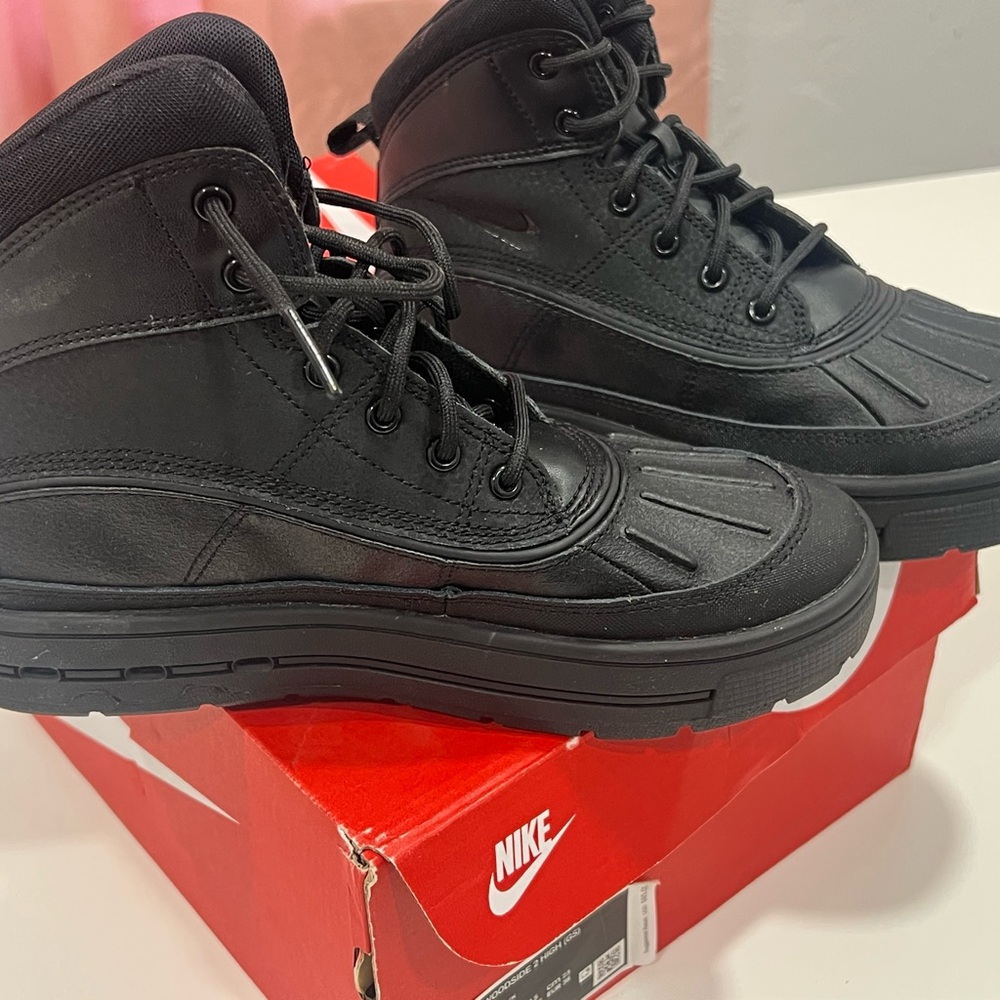 Big Kid's (GS)  Nike Woodside 2 High Black/Black-Black Size 4Y